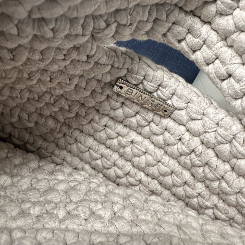 Binge Knitting | Anthropologie | Maria Clutch woven fringe cycled cotton clutch - Picture 2 of 7